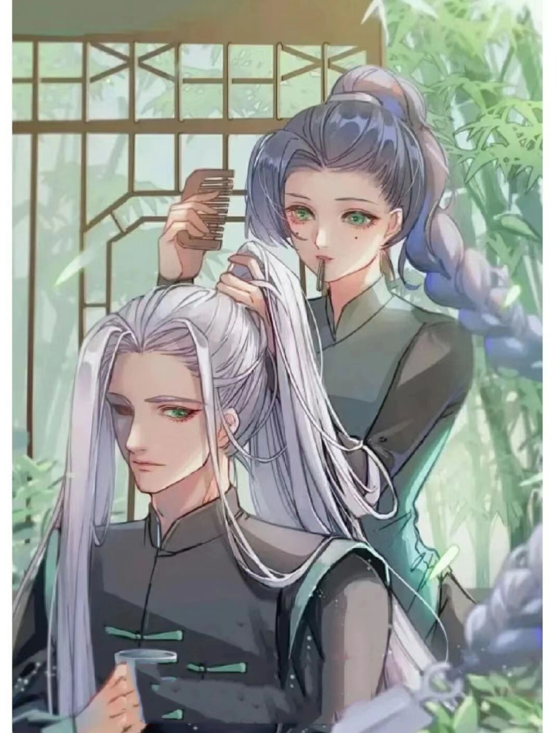 青凤和梅花十三 青凤:她才不是我的一颗棋子,她可是我唯一的徒弟