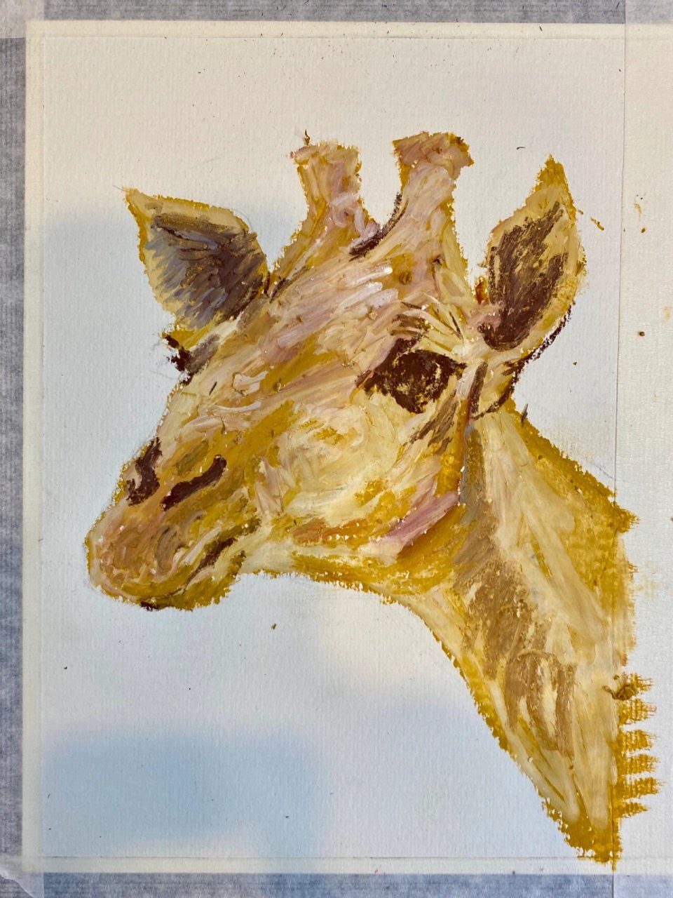 1 长颈鹿 人见人爱 男女通吃的长颈鹿00 用几何体形体理解头部 将