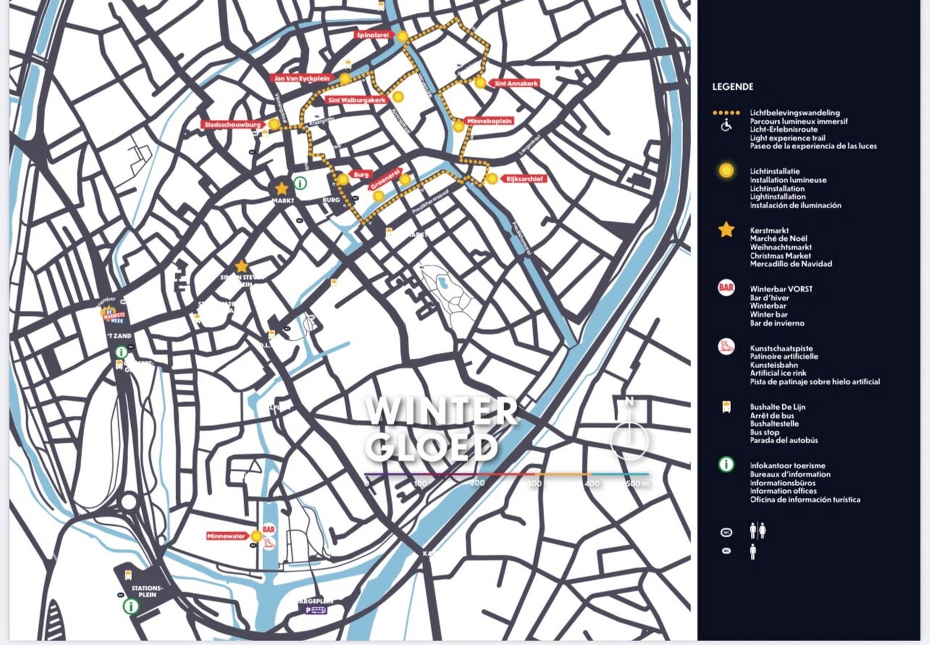 比利时9790布鲁日冬季灯光秀