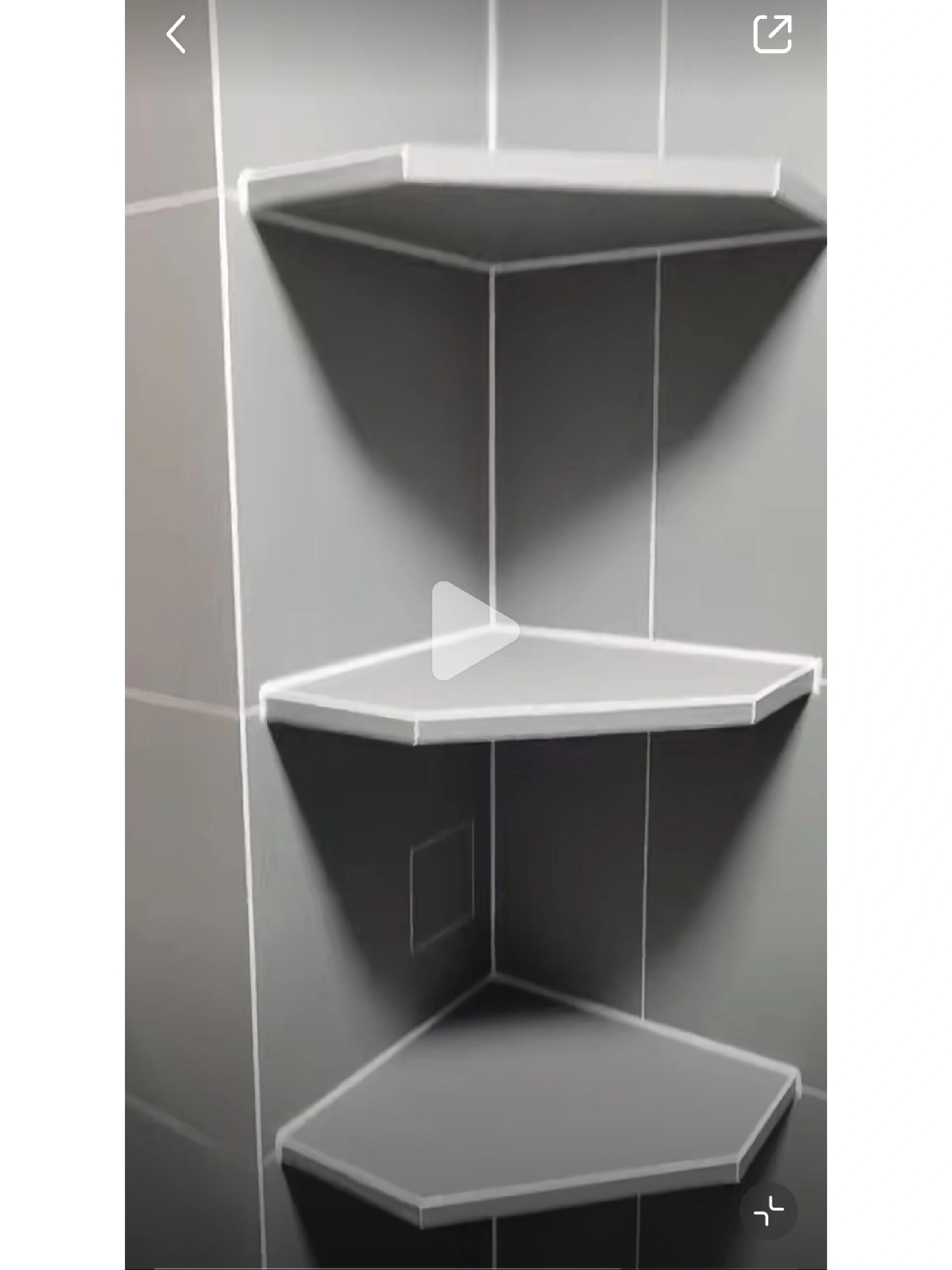 卫生间瓷砖置物架