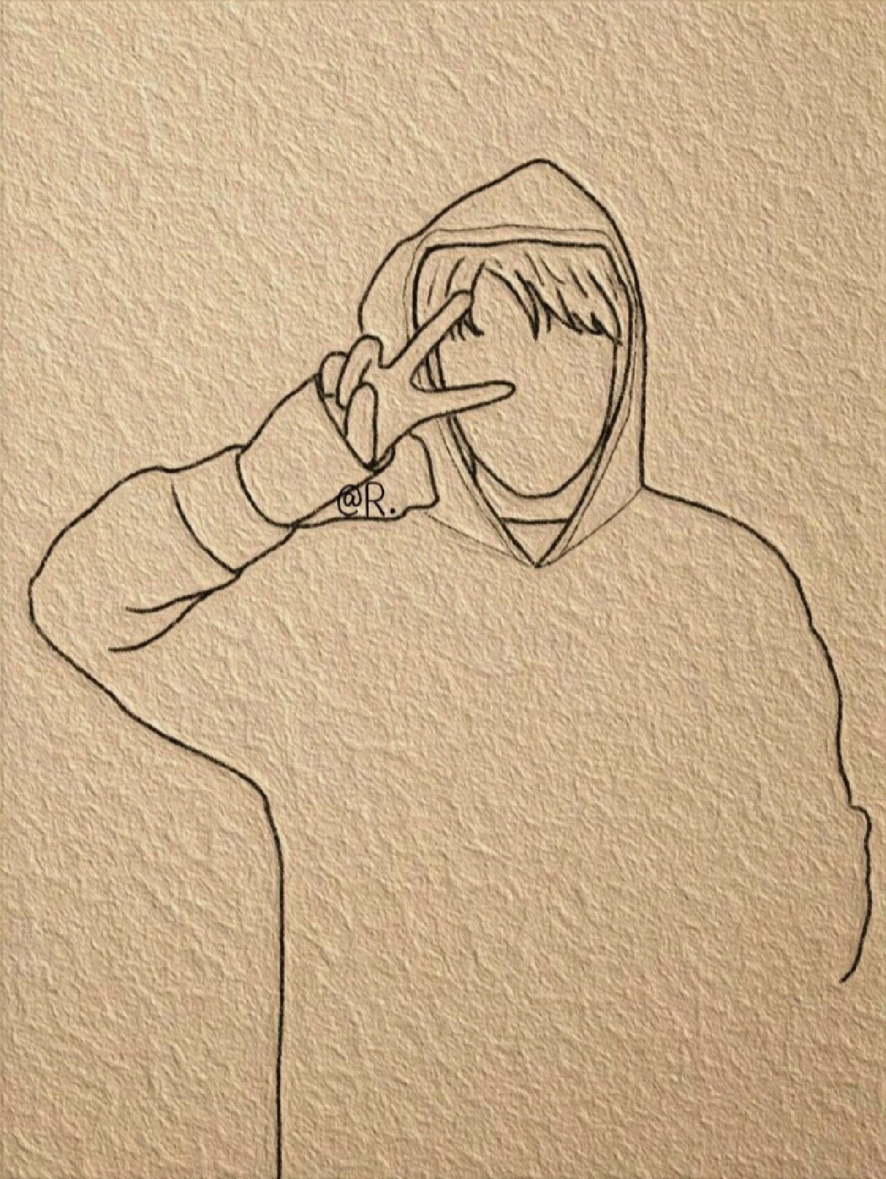 易烊千玺简笔画教程