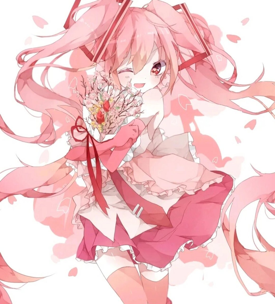 樱初音头像初音未来壁纸初音未来樱初音