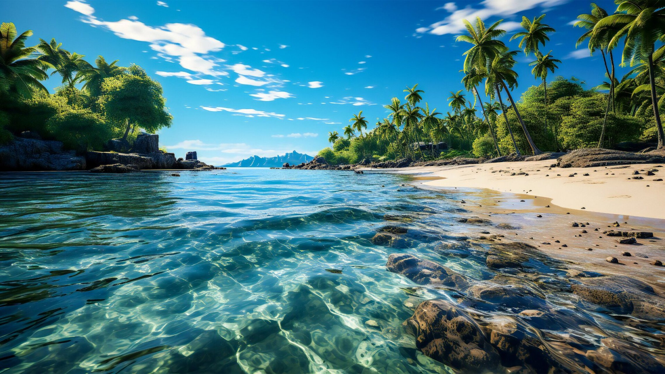 每次解锁,你就踏入了一个充满椰风海韵的夏日天堂.