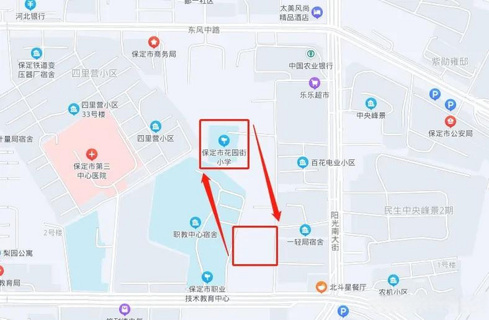 保定花園街小學要拆遷了?保定最新(局部地塊)規劃修改草案,涉及18.