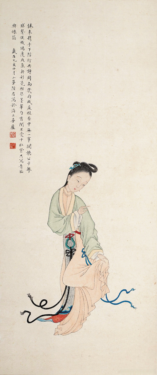 民国才女陆小曼笔下的仕女