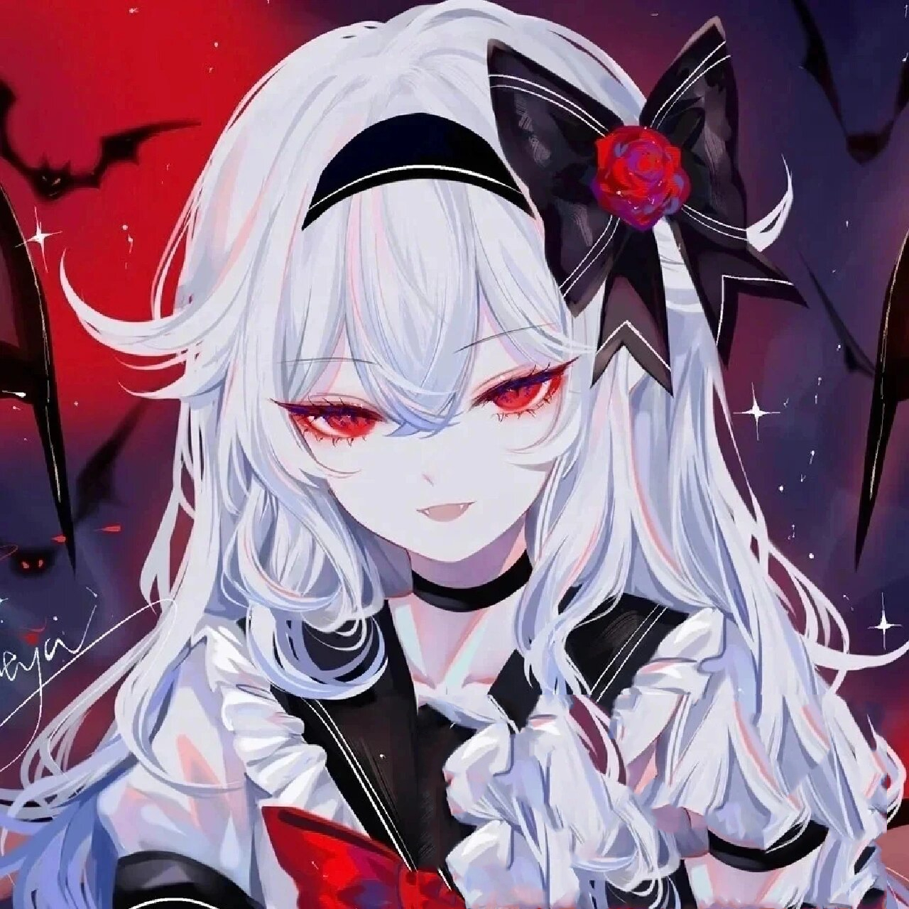 恐怖女生头像