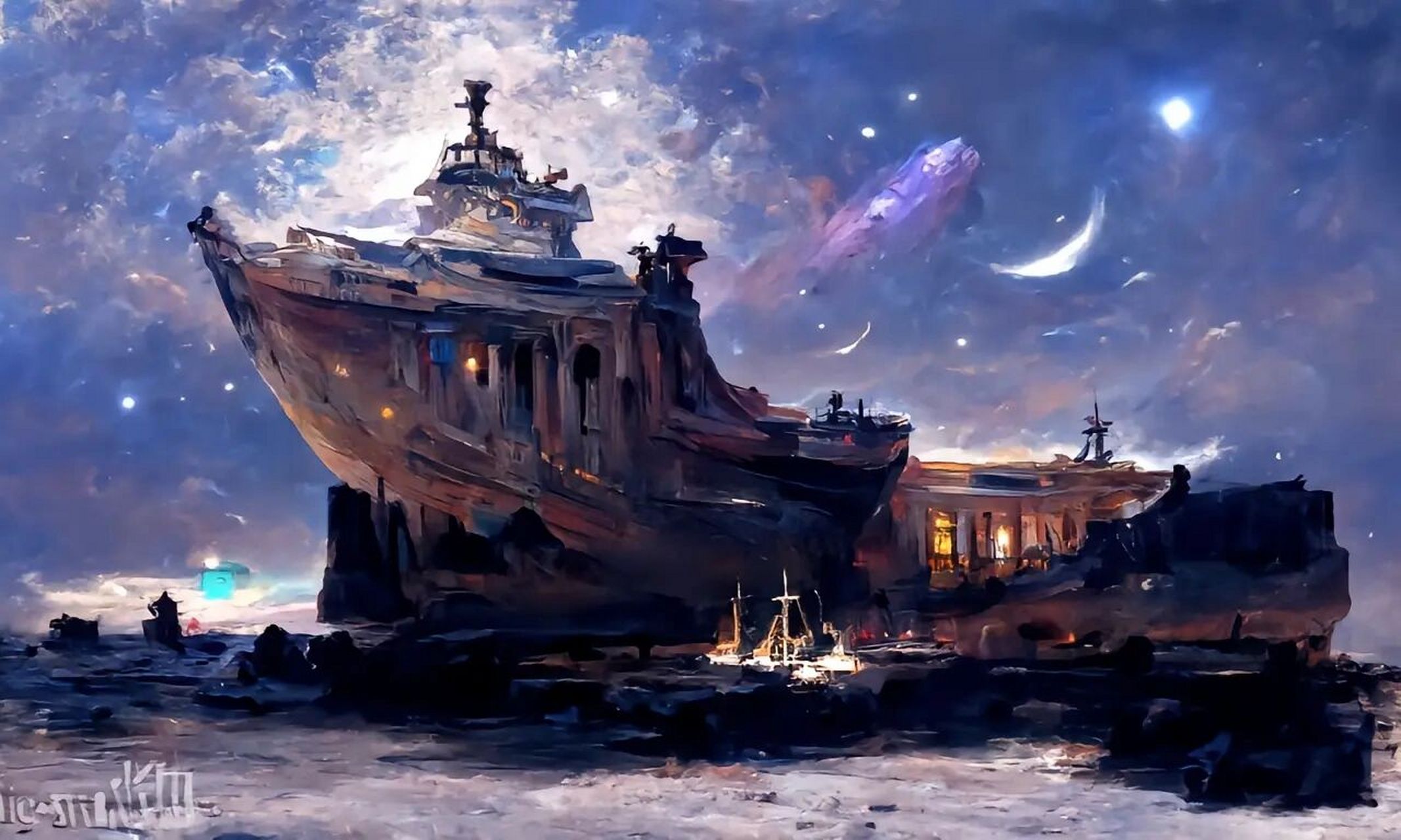 绝美壁纸图(惊封) 惊封副本——塞壬小镇 老福特画师:夕何 她真的惊艳