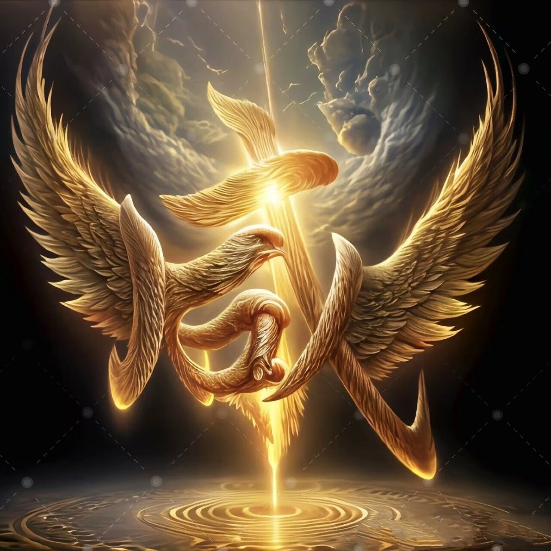 大鹏展翅姓氏头像