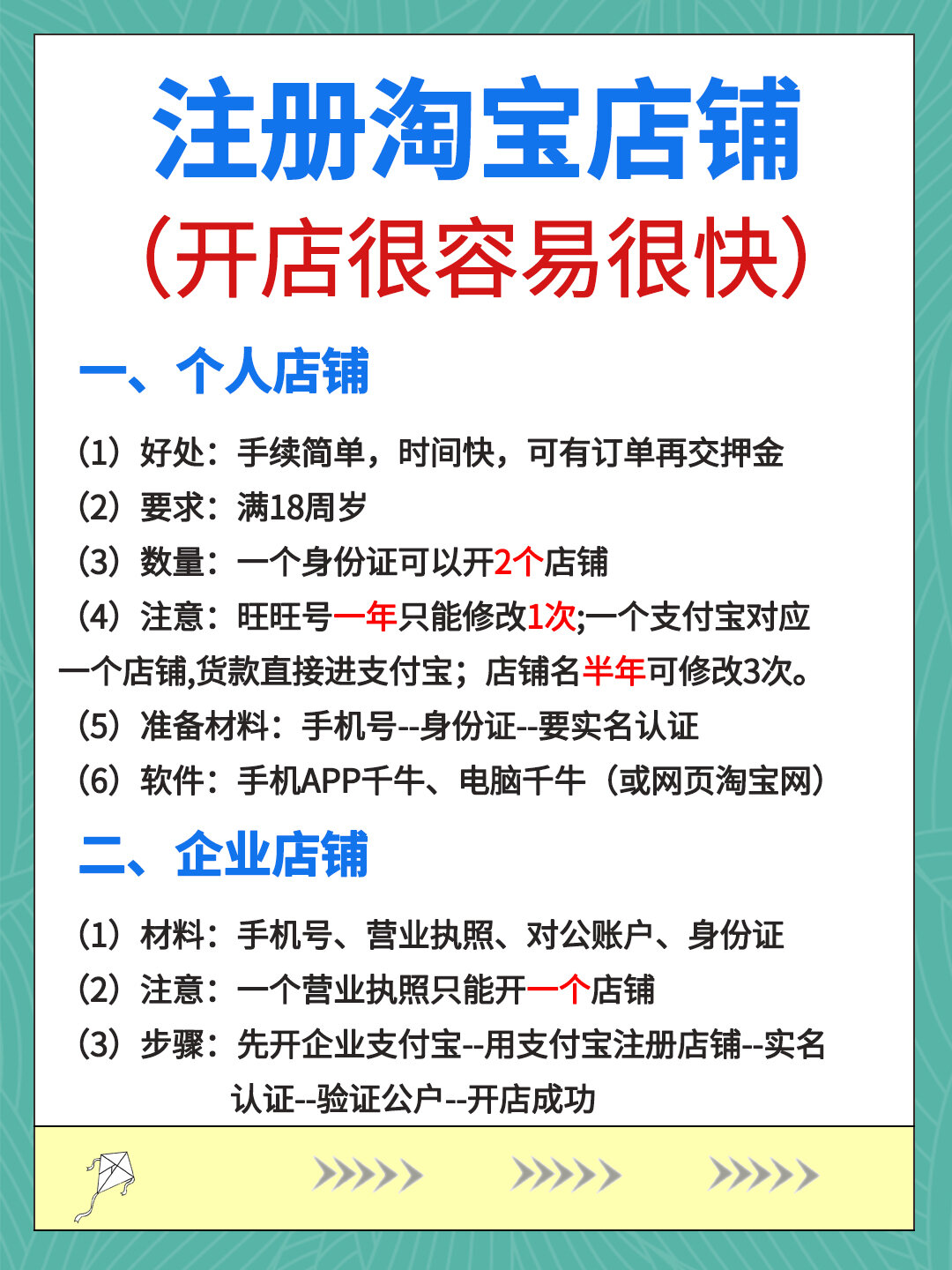怎么样注册淘宝企业店铺