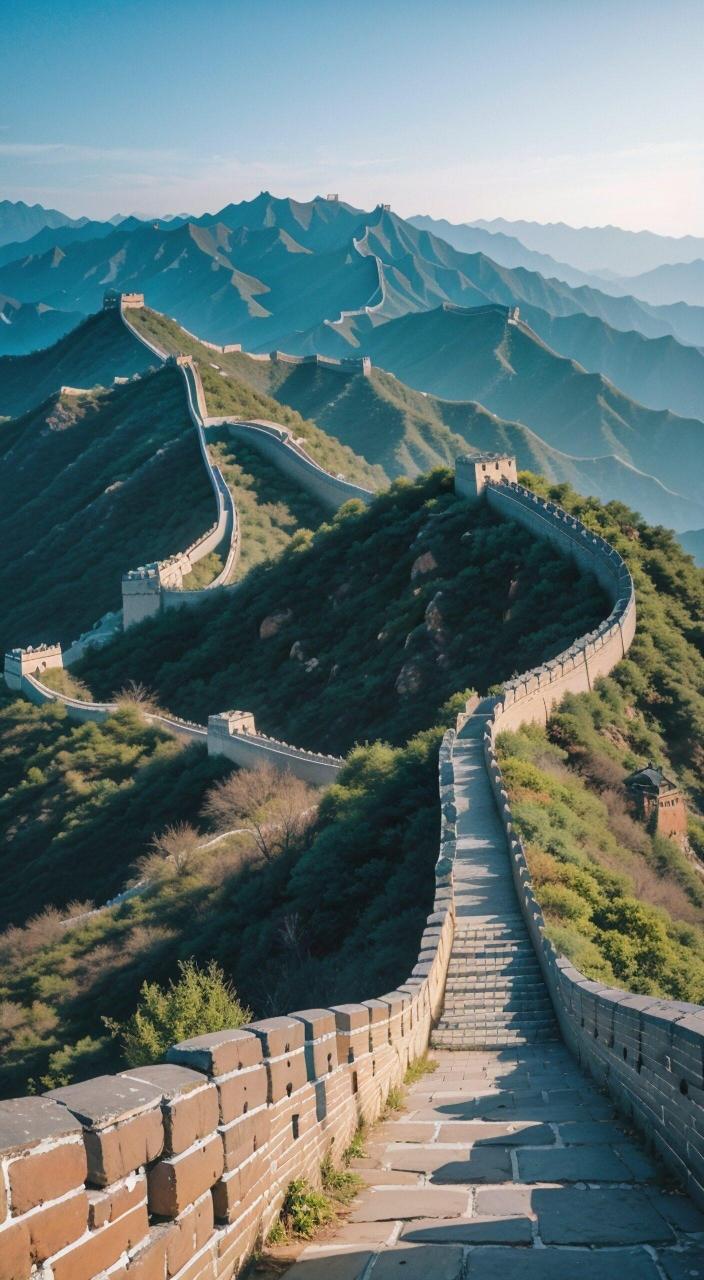 万里长城是中国古代的军事防御工程,也是世界上最长的城墙,全长超过21