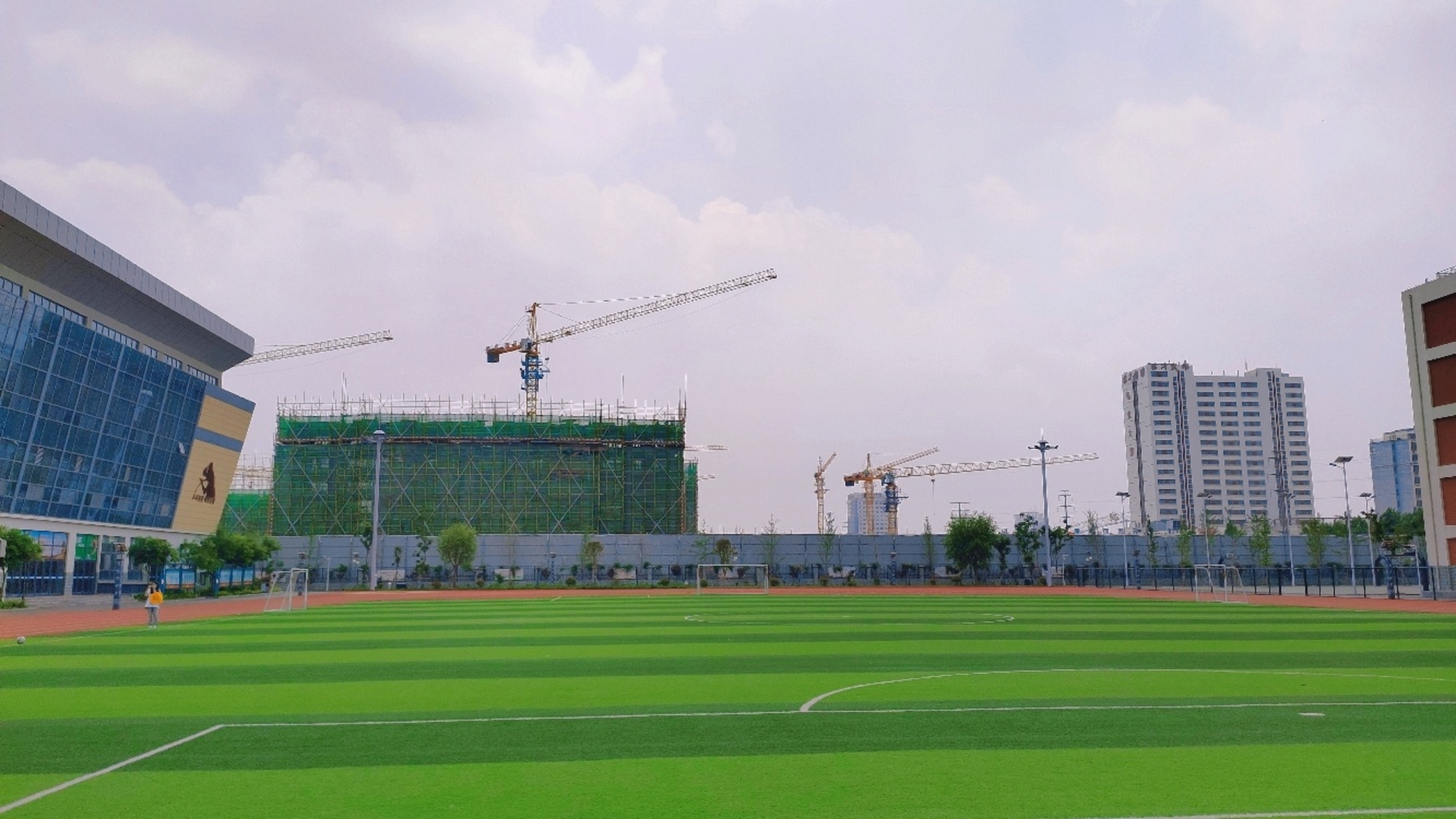 临沂  滨河实验学校 又解锁了一所学校,滨河实验学校,校园整体建设不