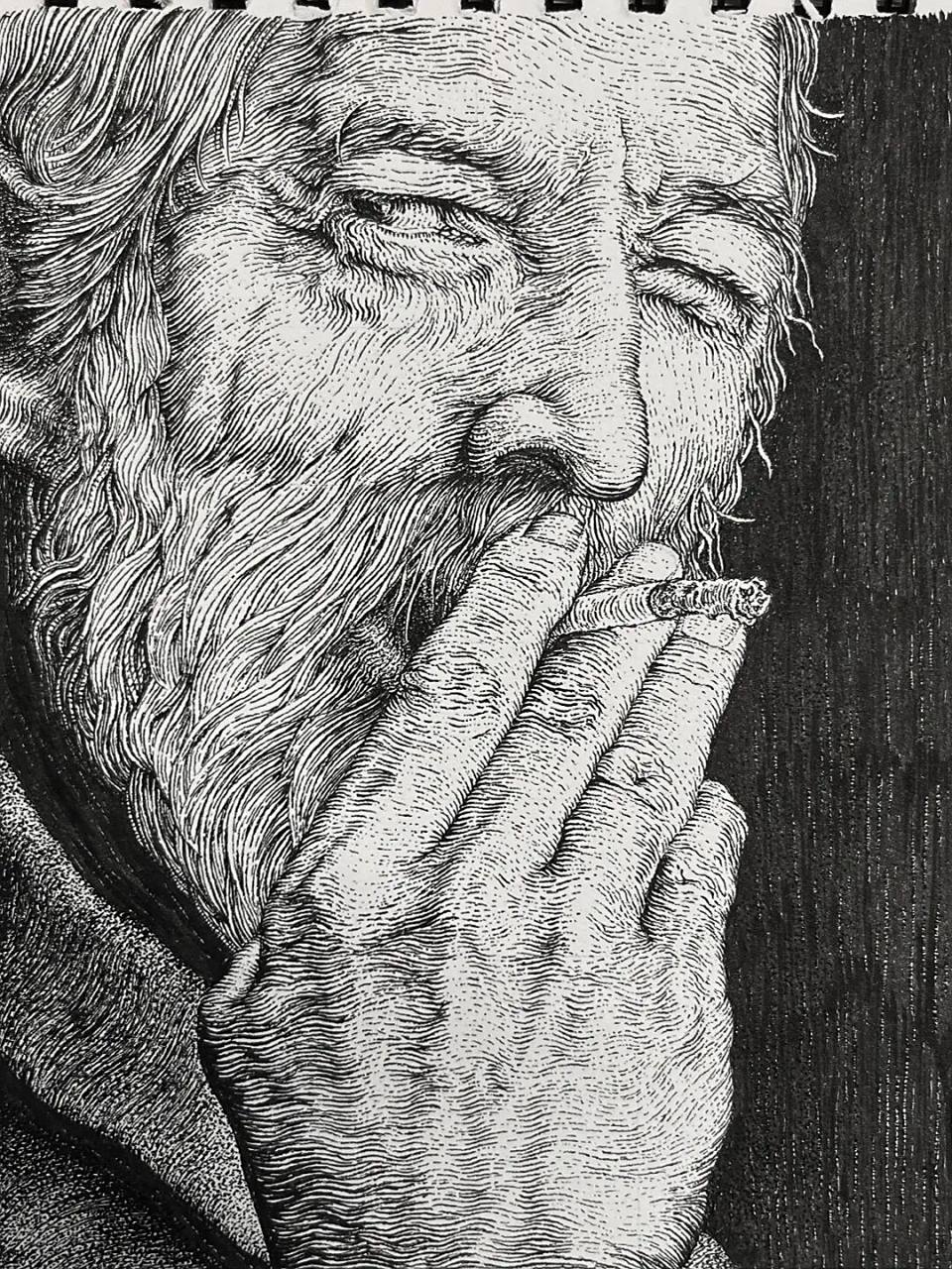 练习230404 抽烟的人.