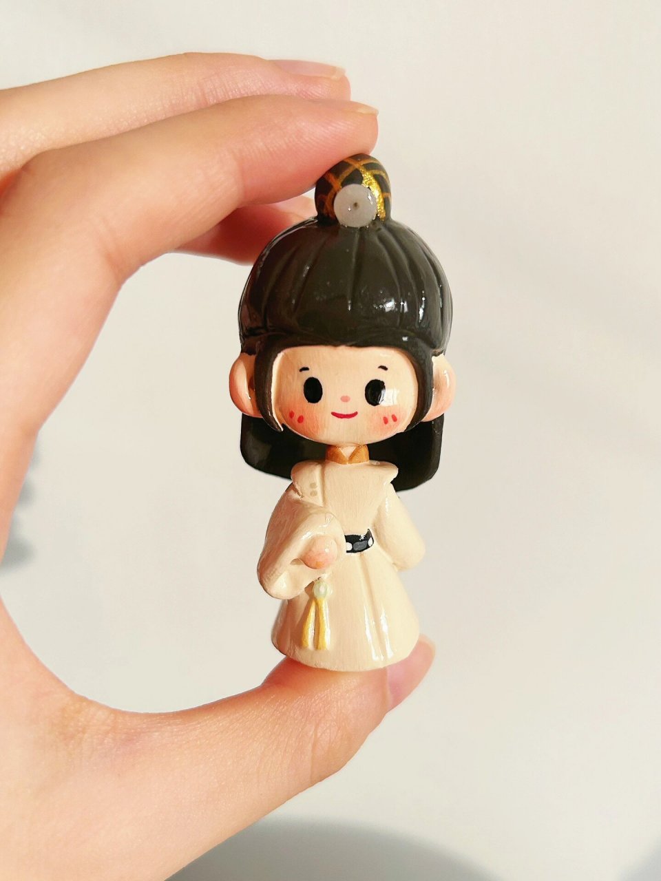 【石塑粘土】软萌的安乐传古风小人06 安乐传太子韩烨和安乐的古风