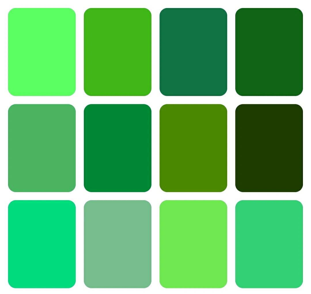 10组高级绿色纯色图片分享