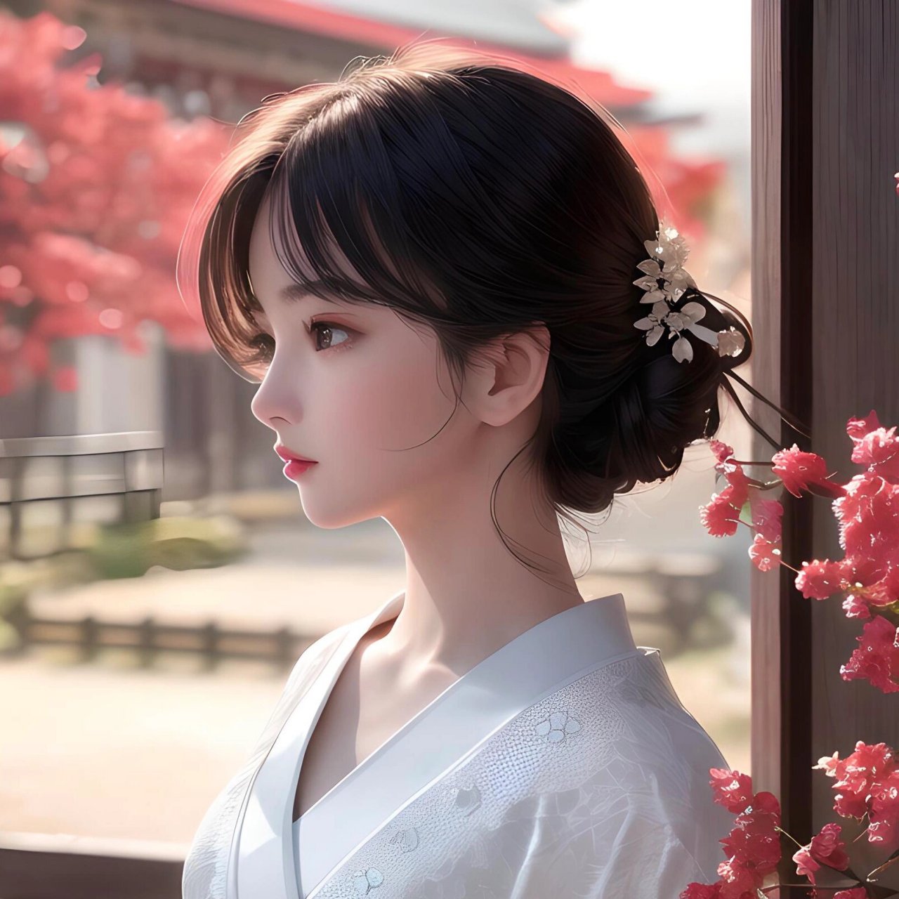 清新女生头像|侧颜好看吗?