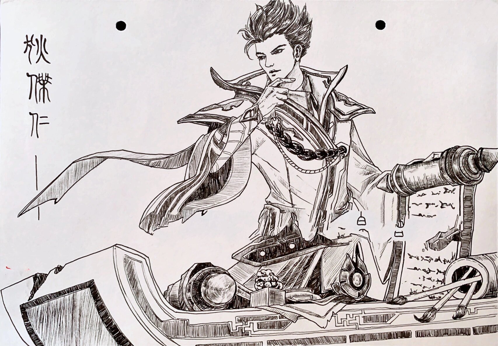 手绘王者荣耀英雄——射手篇(二)狄仁杰