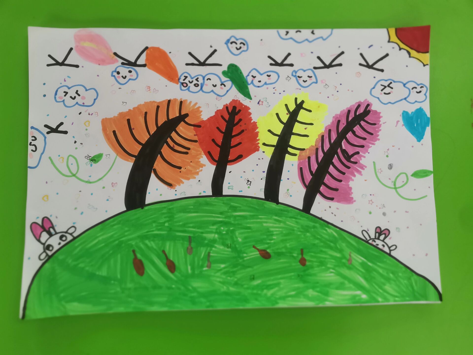 大班幼儿绘画作品(二)