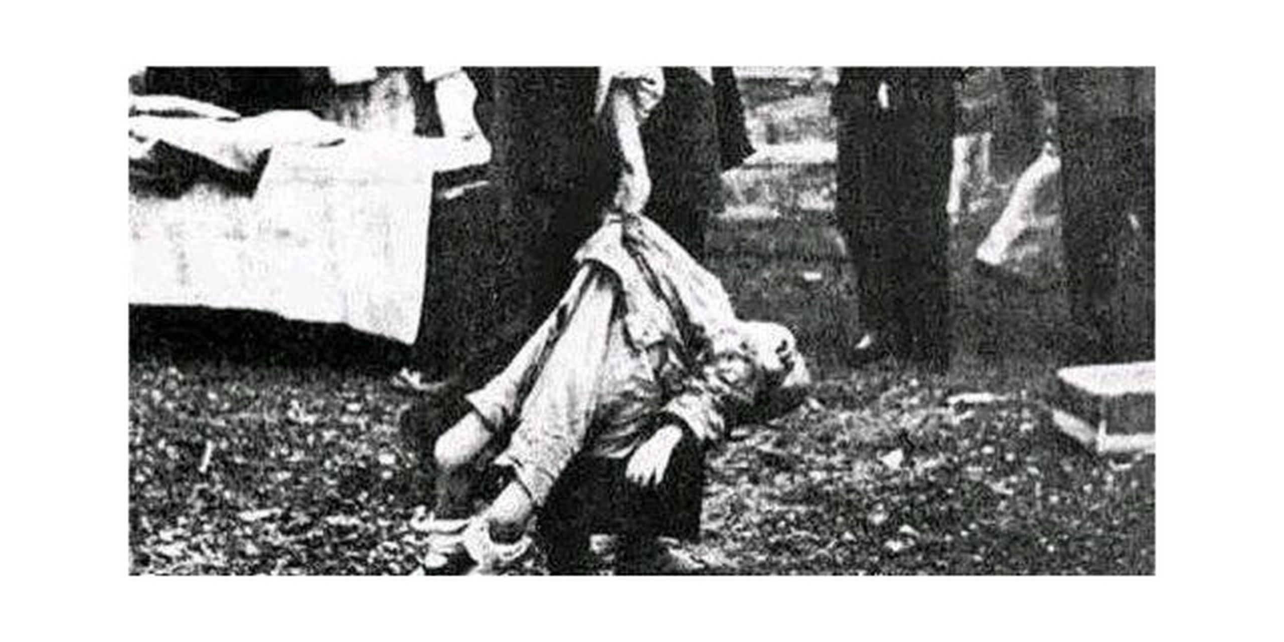 南京大屠杀 这是一张被日本政府禁止发行的照片,但还是被日本国内反战