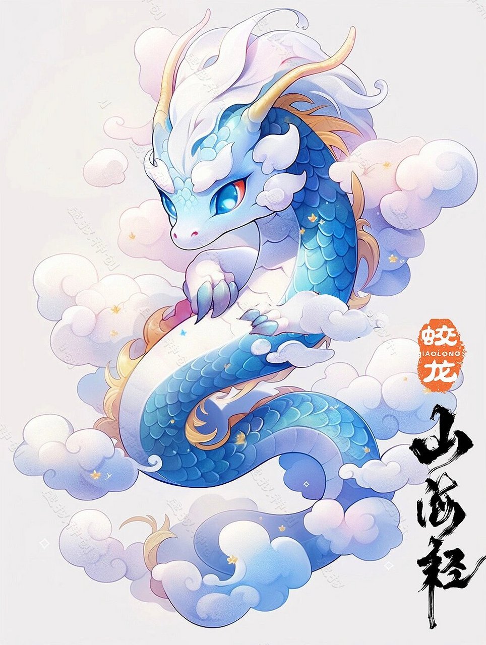 『蛟龙』山海经里可以兴风作浪的龙 【蛟龙】(幼年体) 蛟龙即蛟,是