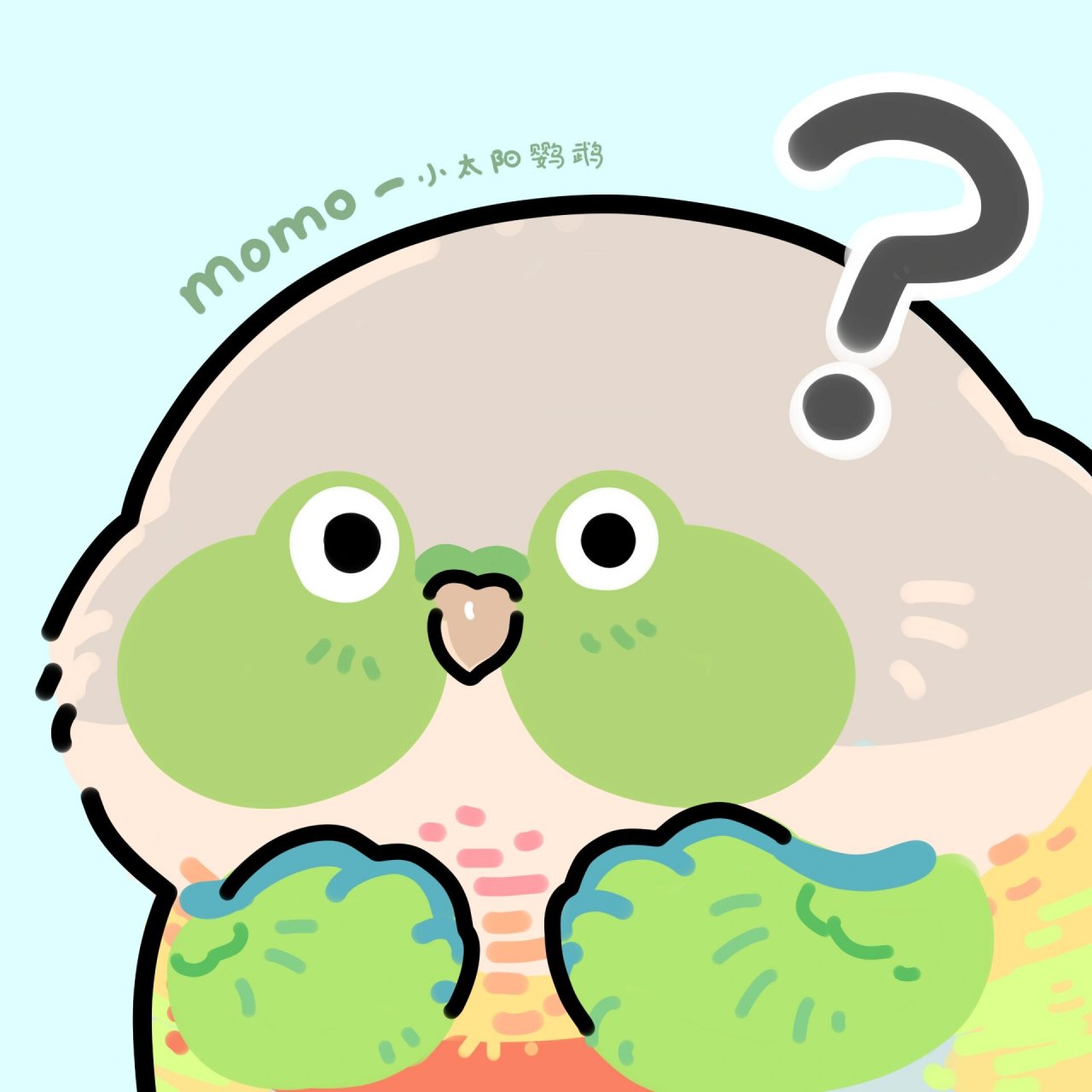 鸟类momo第三弹来啦 分别是: 腮红小鸡玄凤鹦鹉 冰淇淋球虎皮鹦鹉 呆