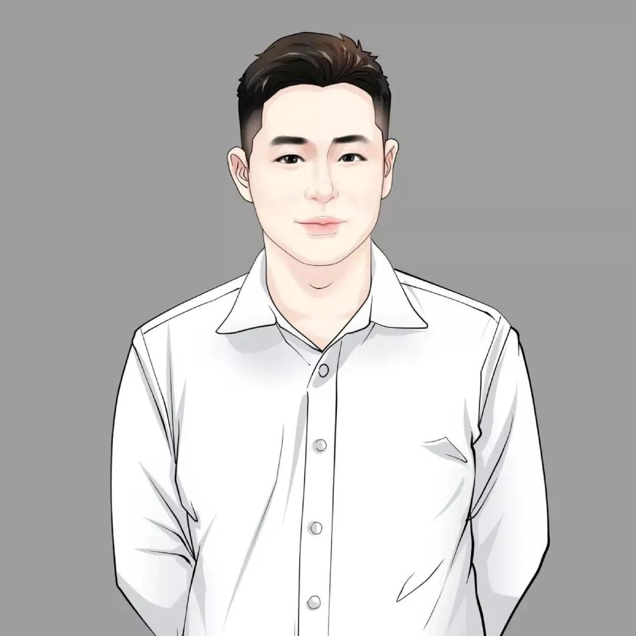 手绘职业漫画头像,男士必备 简单帅气男生手绘漫画头像,让更多的人