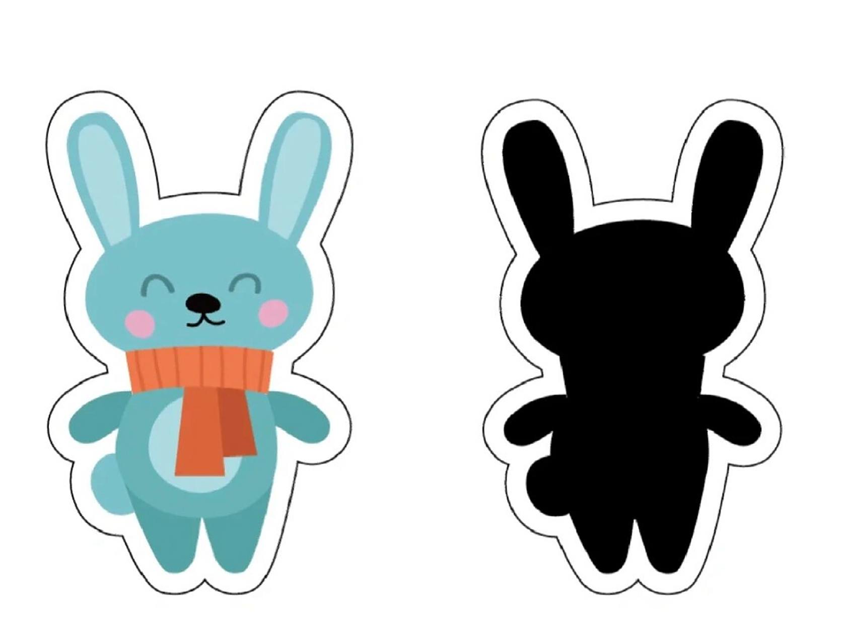 92动物找影子可打印素材 原图滴滴我私你哦94