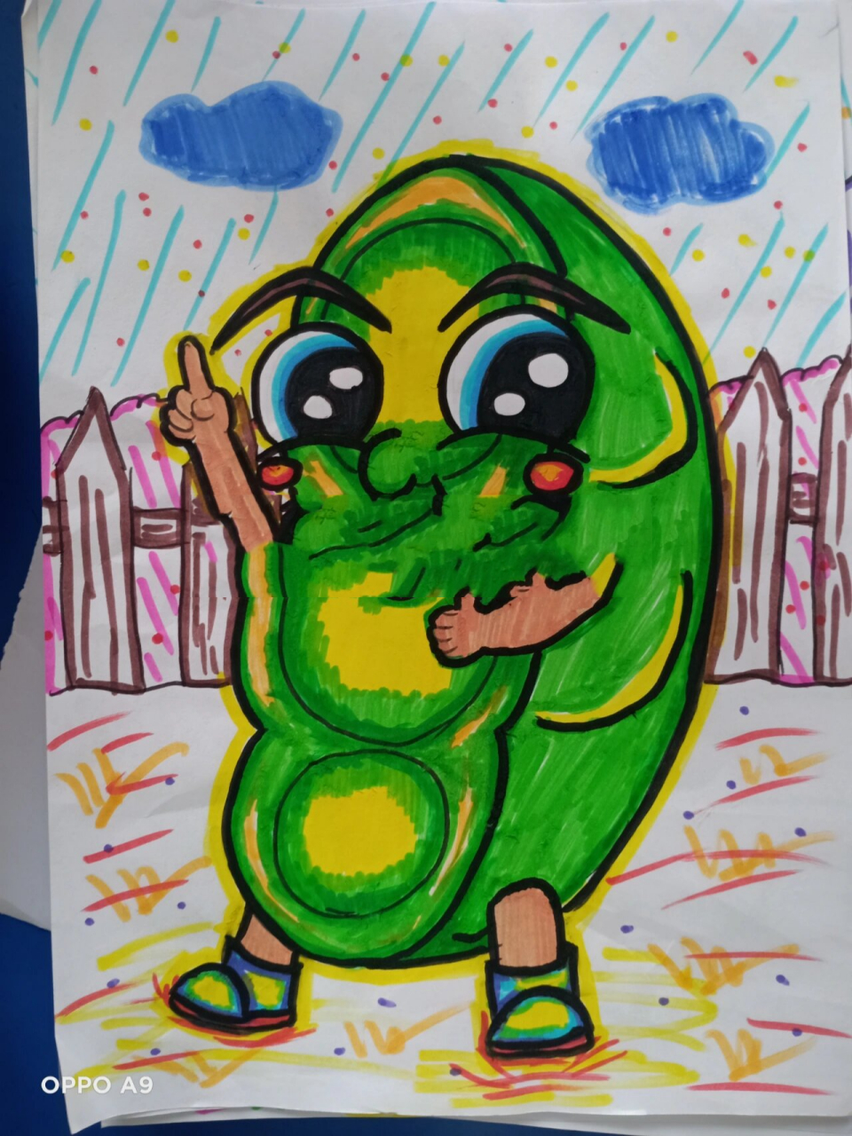 简笔画 青豆 豌豆