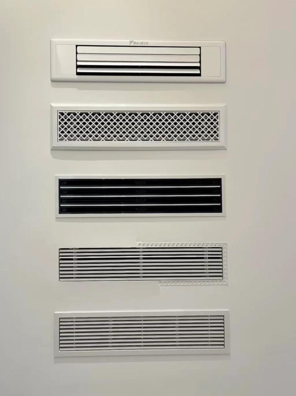 挑中央空调出风口挑花眼了,大家看看哪个款式好看