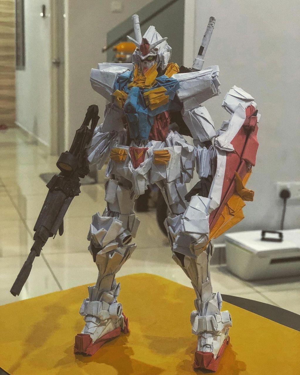 高达 rx -78-2 今天分享的折纸作品是,男人的浪漫.希望你们会喜欢!