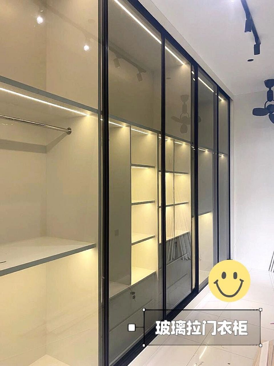 9890～透明玻璃拉门衣柜 衣柜绝对是女人的占最多部分的地区 定制