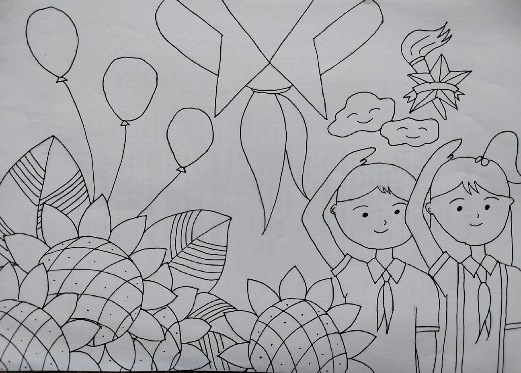 《少代会》主题作业 #少代会绘画作品# #红领巾少代会# #你好少代会