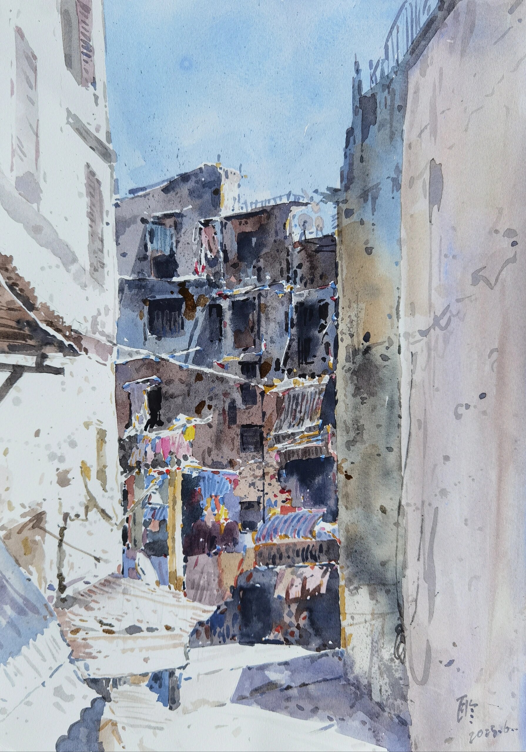 写生30x45纸本水彩