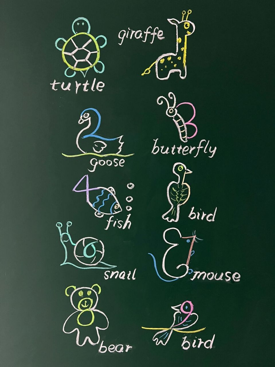 英语简笔画作品集欣赏 在学习的路上一定要坚持,只有坚持下去才能看到