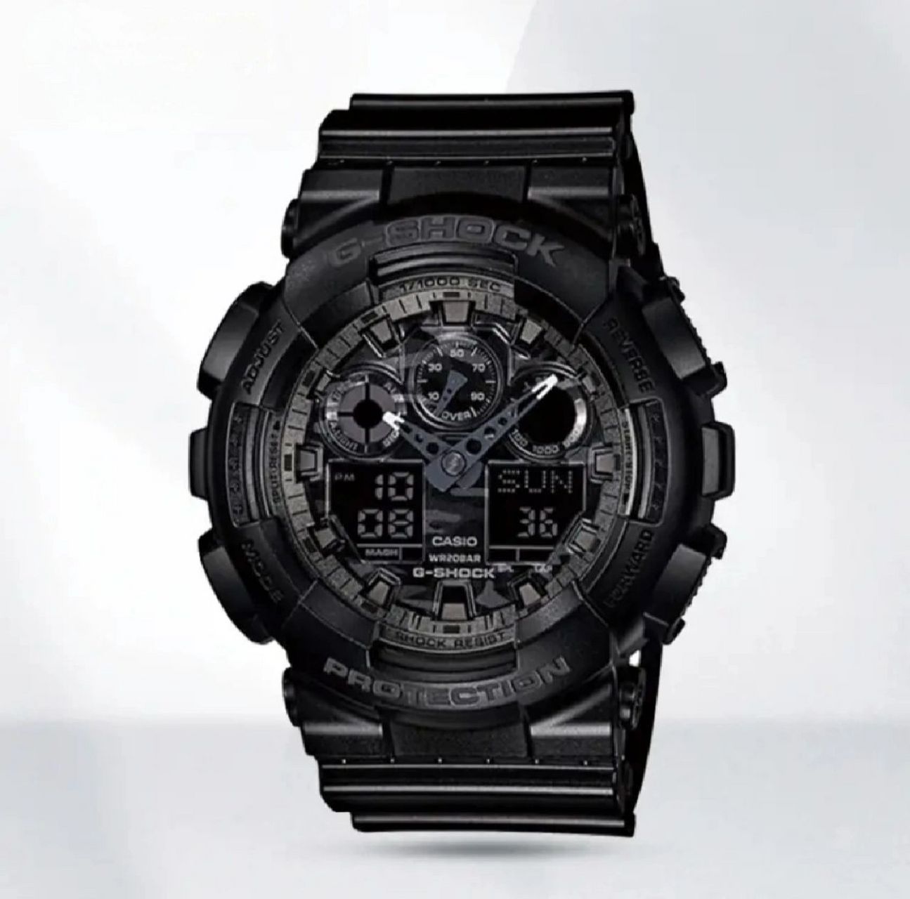 卡西歐g-shock ga100cf拆彈專家 圖1:ga 100cf 1a 圖2:ga100 1a1