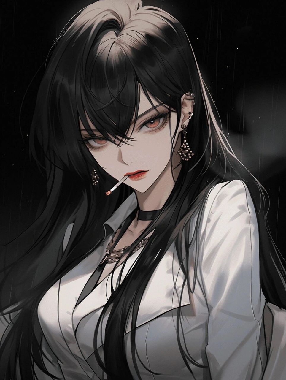 【现代头像】抽烟的霸气御姐头像,帅帅哒  来吧,秋天的第一根烟, 霸气