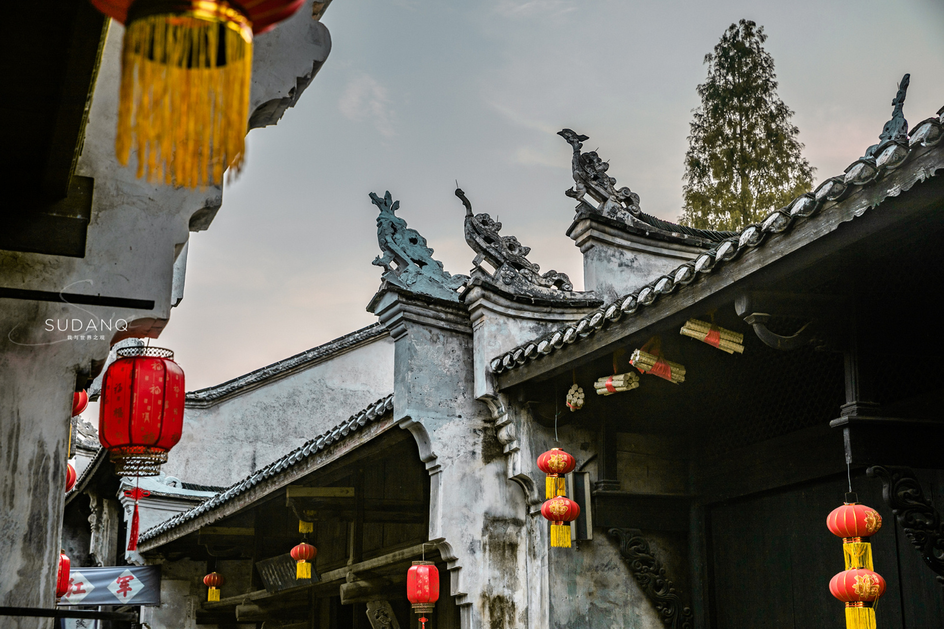 瞿家湾老街|这条明清古街,你可能没去过 暮色苍茫,瞿家湾老街变得尤为