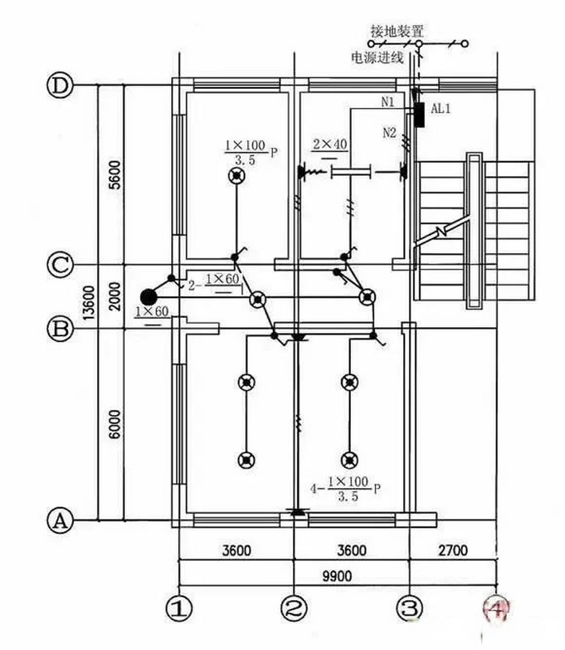 在家装电气施工前,对电气施工图进行审图,是熟悉设计内容和要求,提前