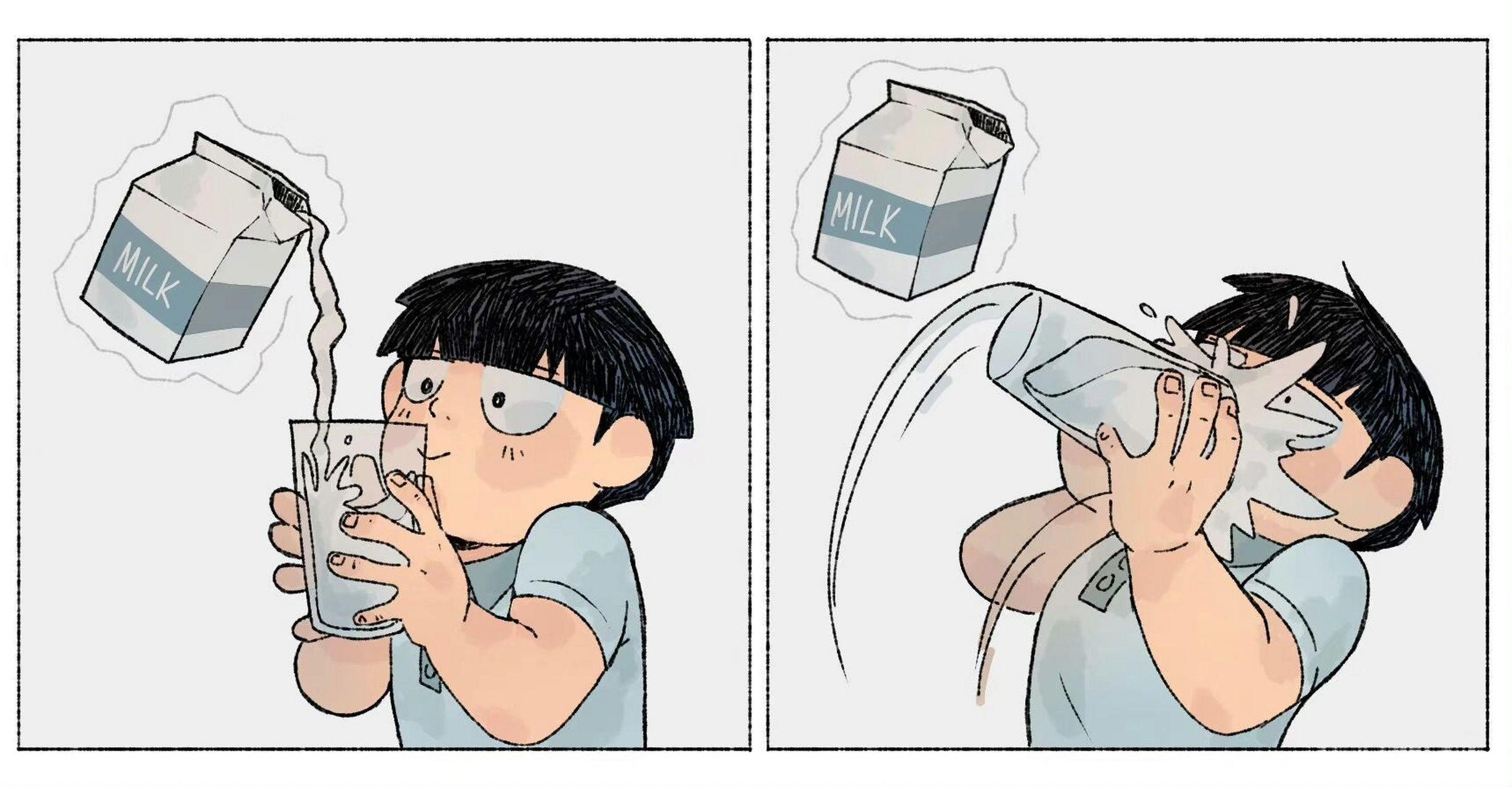 喝牛奶长高高 #动漫# #灵能百分百# godamn668510791