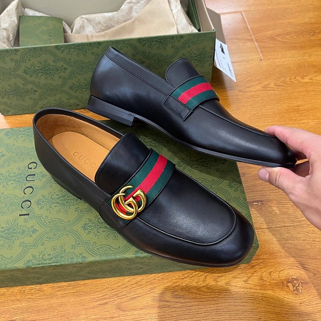 gucci古驰男鞋正装皮鞋男真皮皮鞋