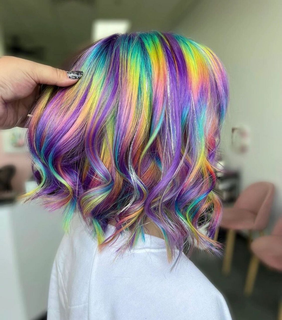 宝藏彩虹独角兽发色96把好心情戴在头上0615 发色欣赏98 绚丽