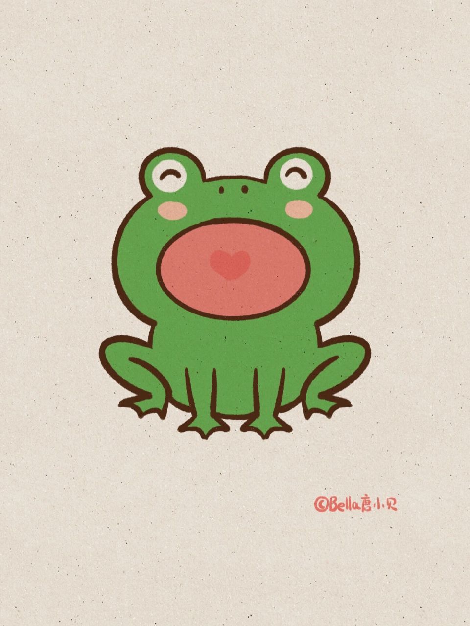 小贝简笔画-青蛙90     青蛙常栖息于河流,池塘和稻田等处,主要在