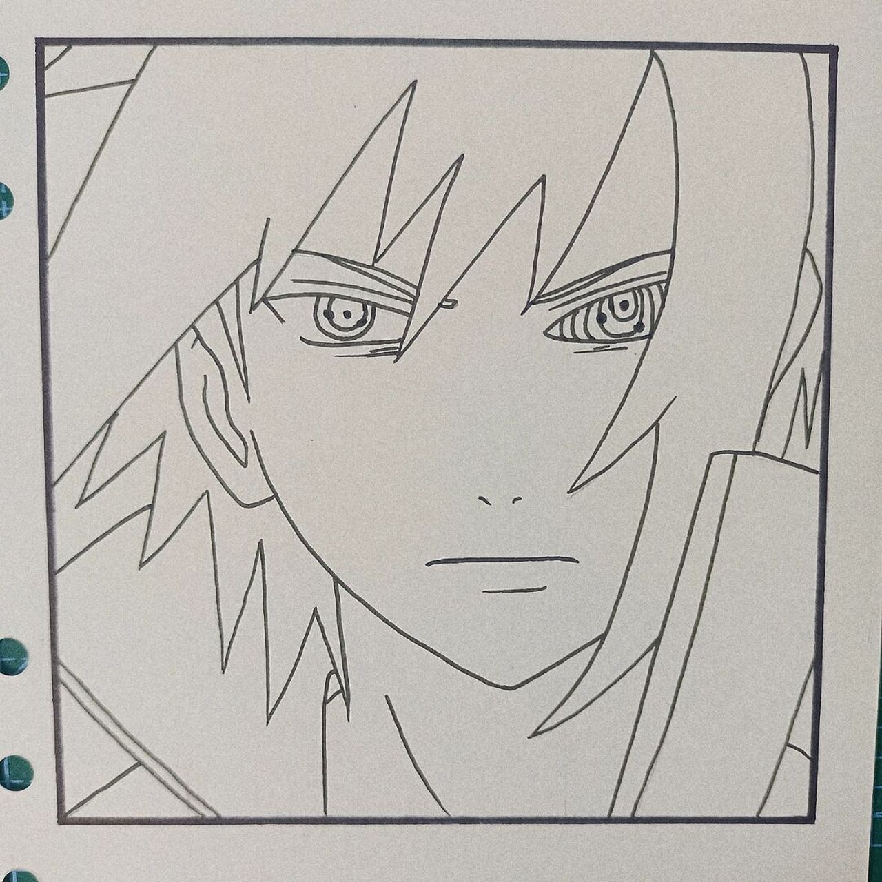 手把手教你画佐助 肤色美卡勒mh173,mh373 樱花勾线笔#火影忍者##佐助