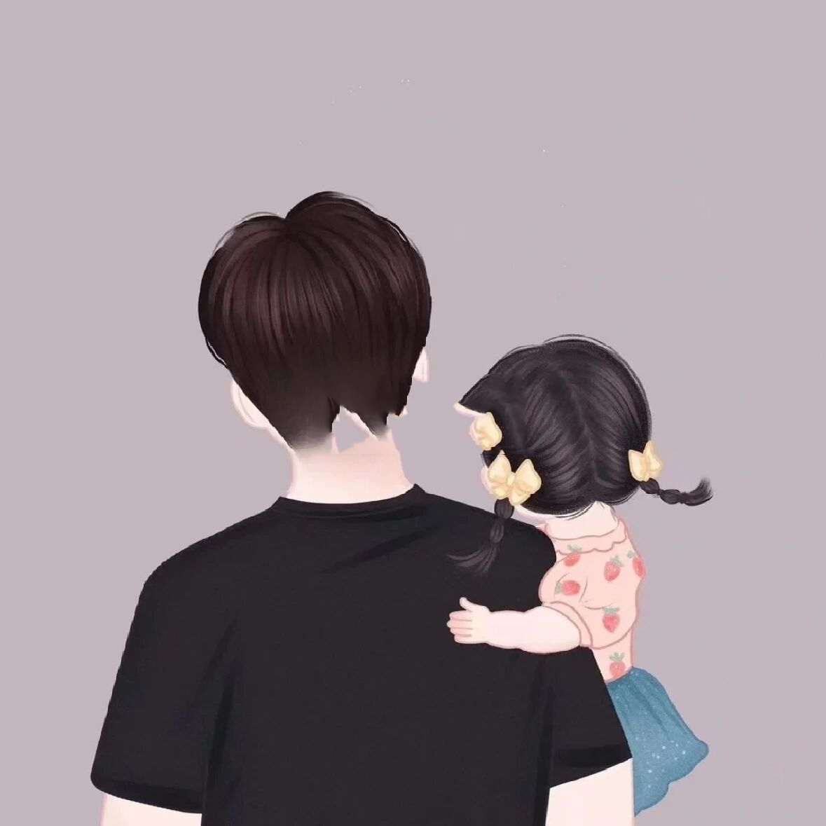 母女父女一家三口情侣头像|女宝宝头像 最近很多宝宝们想要女宝宝情侣