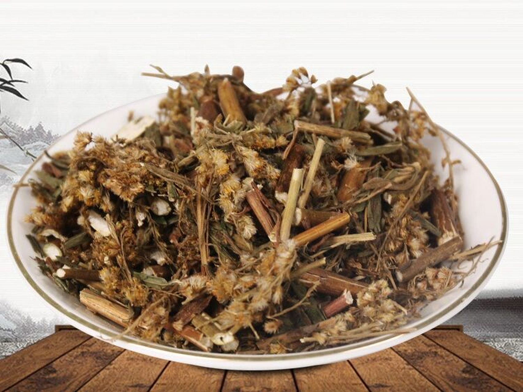 每日一味中药材 一支黄花>清热解毒 本品为菊科植物一枝黄花的干燥全