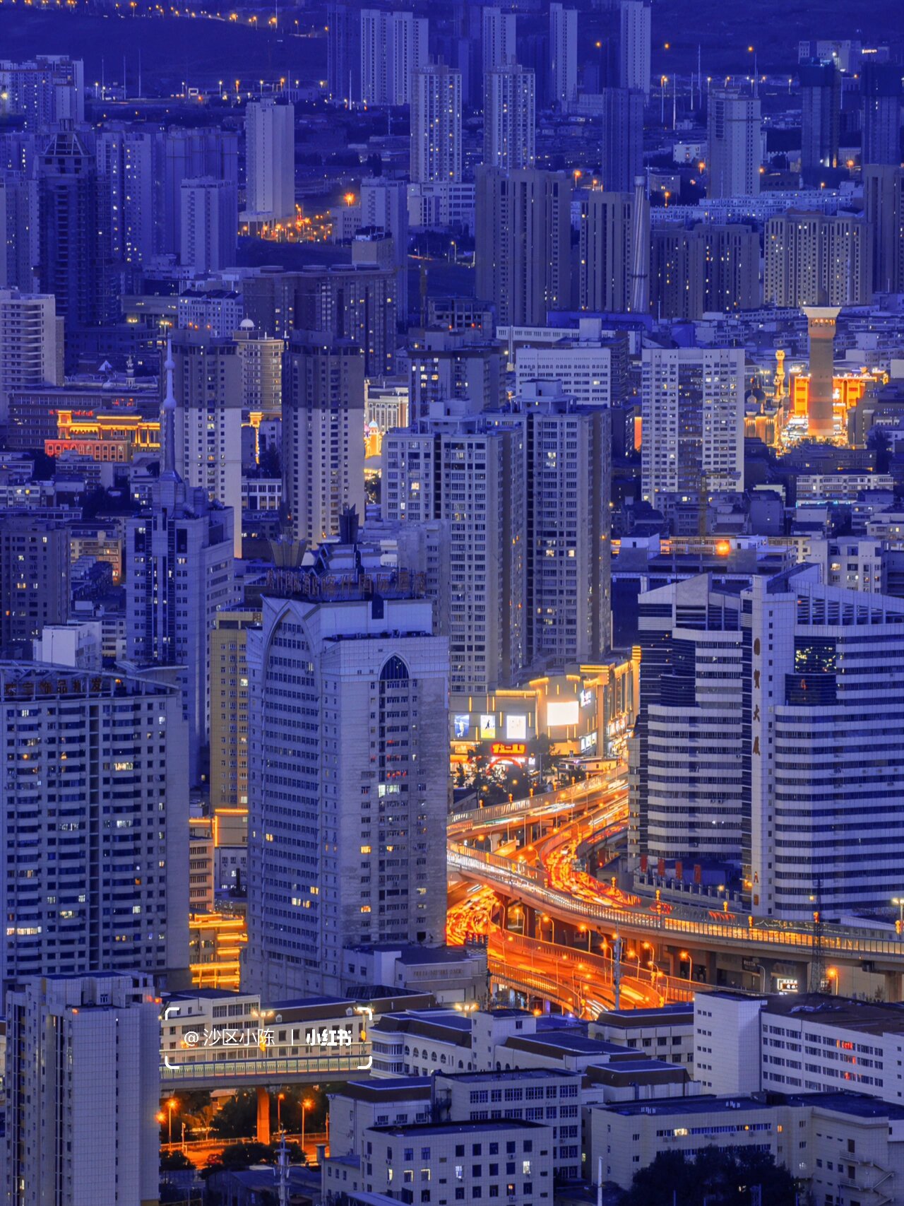 乌鲁木齐夜景真实图片图片