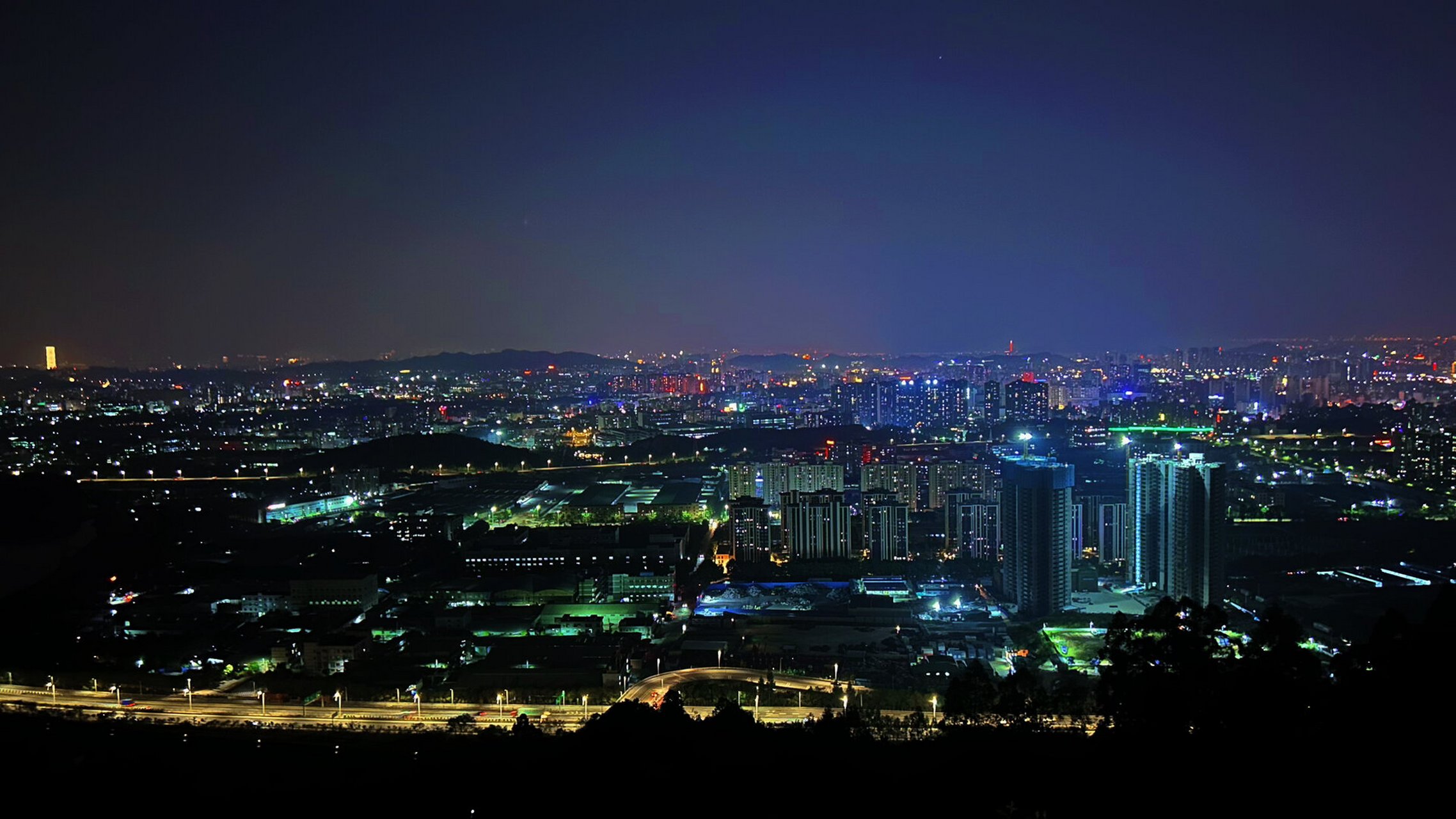 东莞夜景开车图片