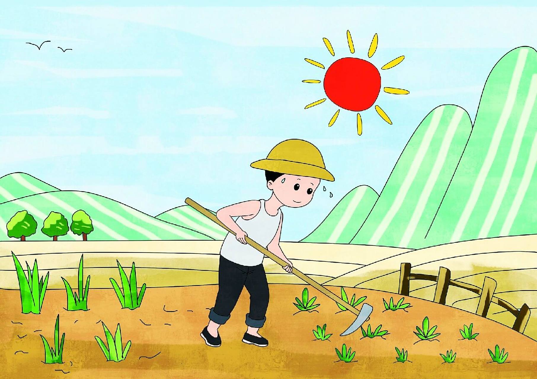 诗配画|悯农赏析|诗词朗诵|绘画临摹 97只要一说