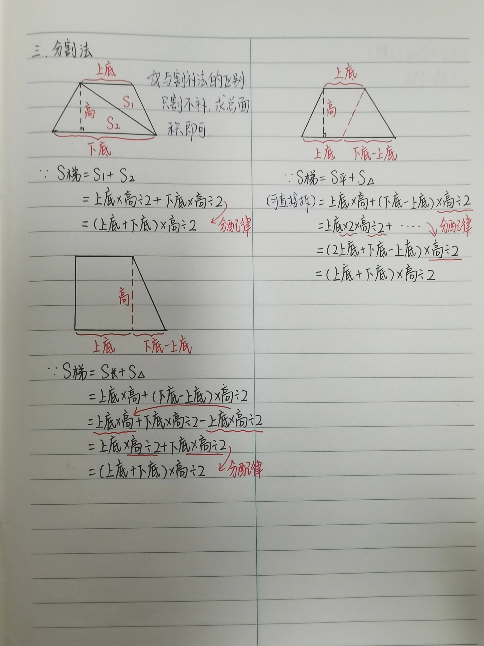 梯形体积公式图解图片