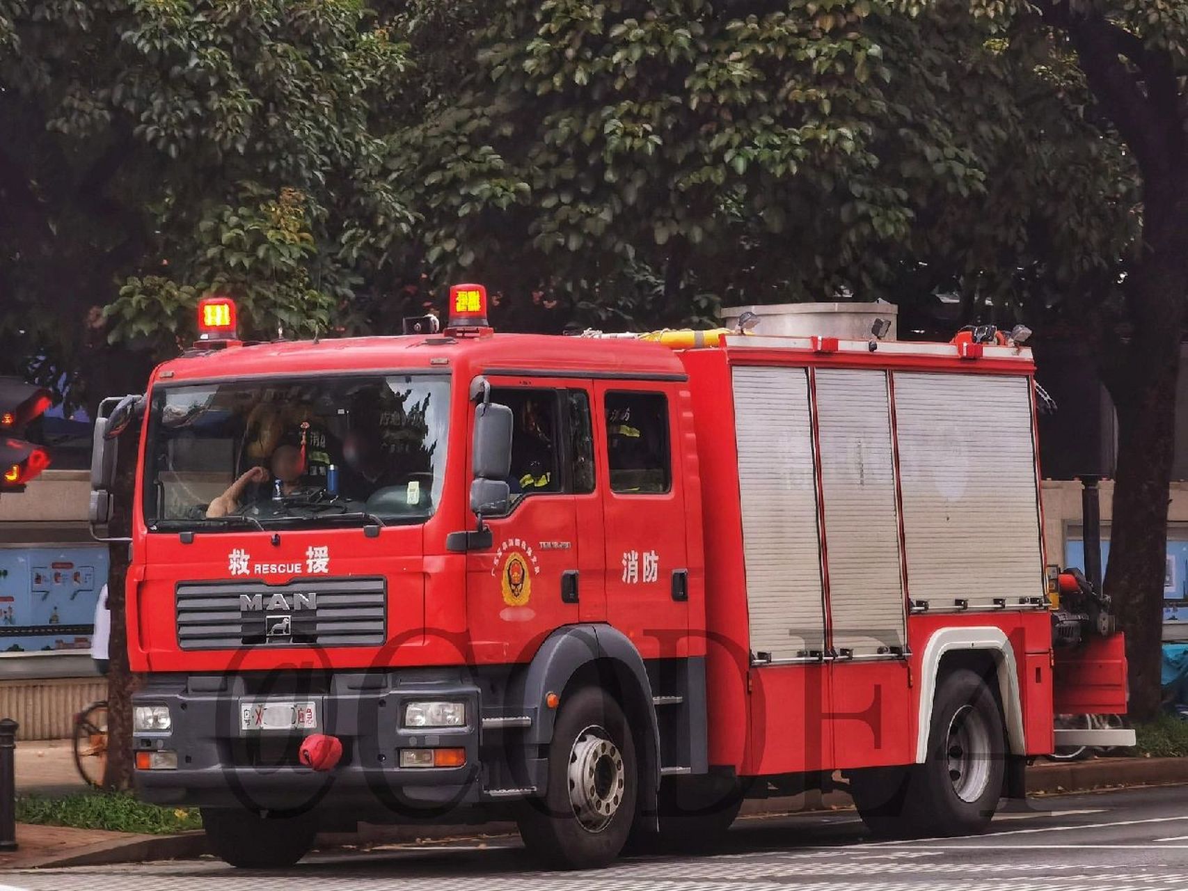 消防车摄影欣赏