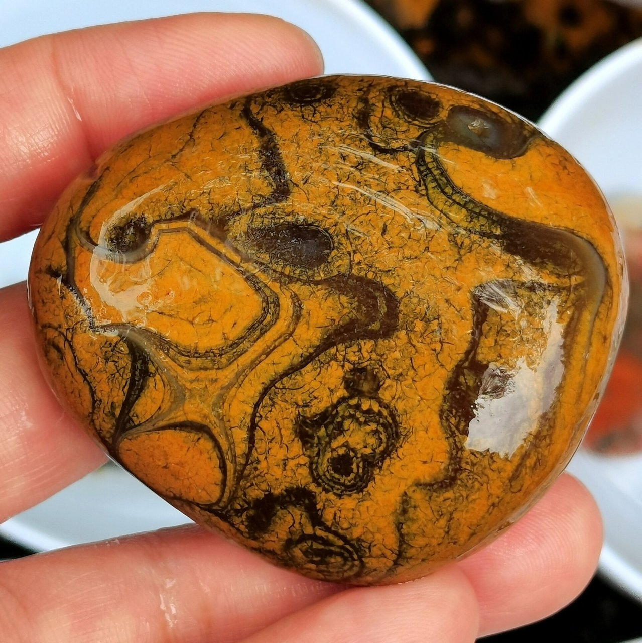 27 清凉山淘石 松香玛瑙 周六逛市场看到一些松香玛瑙 松香玛瑙因表皮